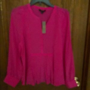 J Crew Silk Blouse NWT Medium